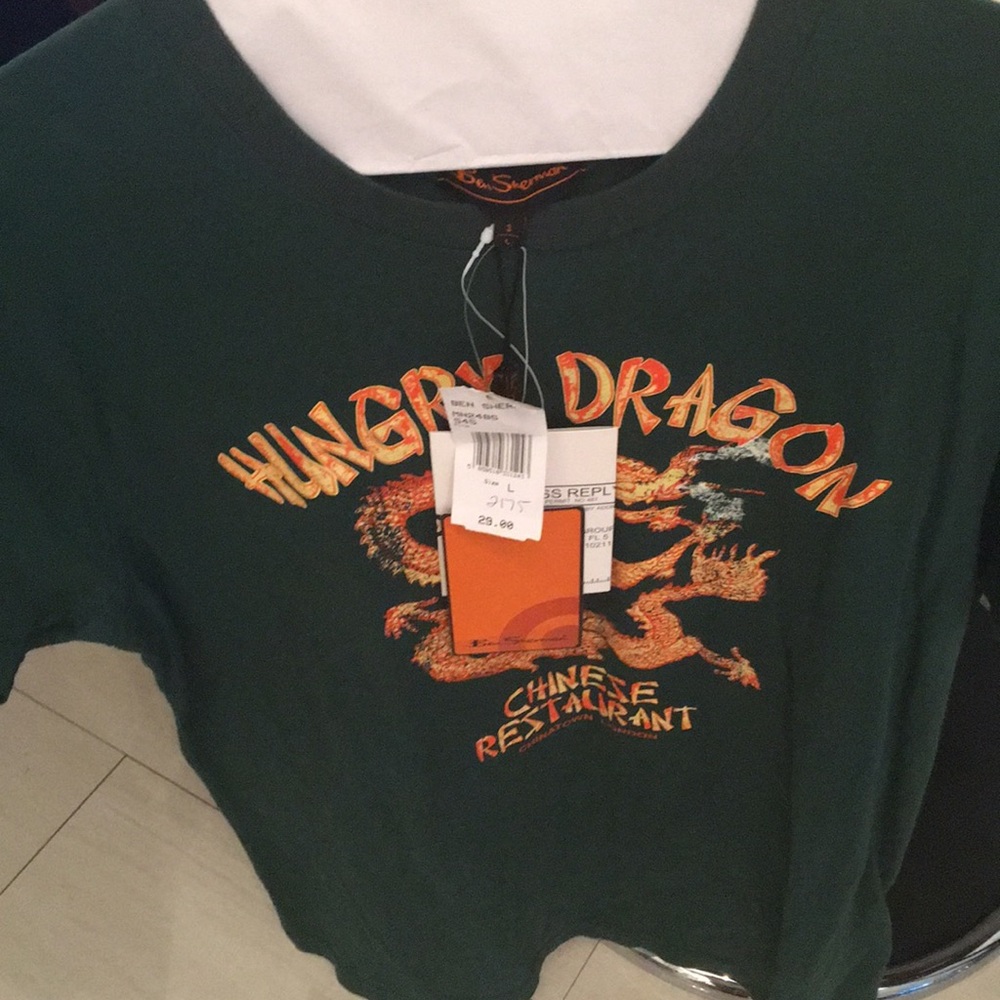 Cool Green Ben Sherman T Shirt - Large - $20